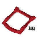 Traxxas TRX6728R Skid plate, roof (body)/ 3x12mm CS (4) RED