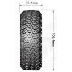 LOUISE T3344VB  GRIFFIN 1:10 Crawler Super Soft Black 1.9 Wheels Hex12mm