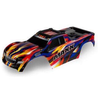 Traxxas 8918P Karo Wide-Maxx 89086-4 gelb lackiert + Decal Sheet Radstand 352mm