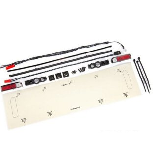 Traxxas 9497A LED Licht-Set mit Kleinteilen satin-schwarz-chrome Drag Slash