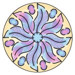 Ravensburger 20019 Midi Mandala-Designer Boho Style