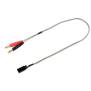 Revtec Ladekabel Pro "Banana 4mm" - FUT RX - 40 cm - Flaches Silikonkabel 22AWG