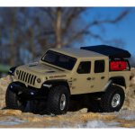Axial AXI00005T1 1/24 SCX24 Jeep JT Gladiator 4WD Rock Crawler Brushed RTR Beige