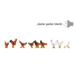 NOCH 12853 Hühner mit Sound Spur H0