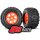 Traxxas 7774T Reifen auf Felge orange l/r (2) X-Maxx TRX7774T