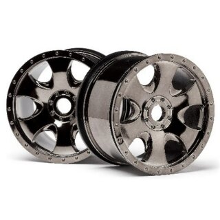 HPI 105801 Warlock-Rad Schwarz Chrome (83X56MM/2Stk) H105801