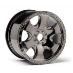 HPI 105801 Warlock-Rad Schwarz Chrome (83X56MM/2Stk) H105801
