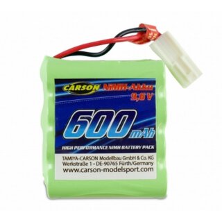 Carson 608256 9,6V/600mAh NiMH Akku :404190/91 Mini T 500608256