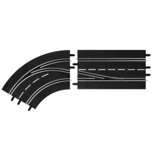 Carrera 20030362 Spurwechselkurve links, innen nach außen