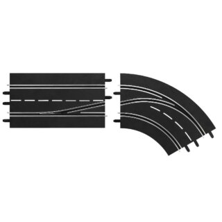 Carrera 20030364 Spurwechselkurve rechts, innen nach außen