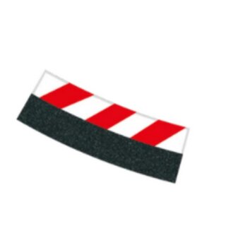 Carrera 20020593 Innenrandstreifen für Kurve 4/15° (12), Endstücke (2)