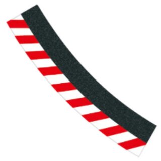 Carrera 20020563 Außenrandstreifen für Kurve 3/30° (6), Endstücke (2)