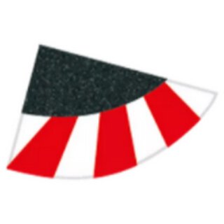 Carrera 20020598 Endstücke für Kurvenaußenrand (4), breit