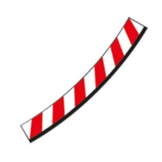 Carrera 20020595 Innenrandstreifen für Steilkurve 3/30° (6), Endstücke (2)