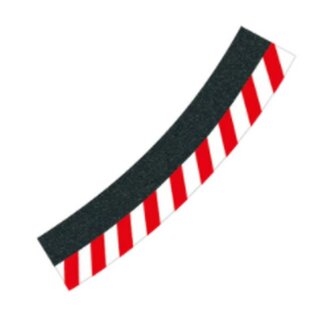 Carrera 20020566 Außenrandstreifen für Steilkurve 3/30° (6), Endstücke (2)