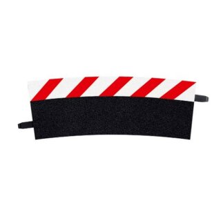 Carrera 20020568 Außenrandstreifen für Kurve 4/15° (12), Endstücke (2)