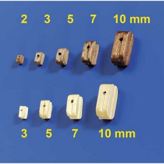 Krick 60957 Blöcke 7mm hell (10 Stück)