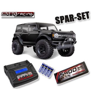 Traxxas 92076-4 TRX-4 2021 Ford Bronco 4WD Scale-Crawler - SPAR SET 1 Schwarz
