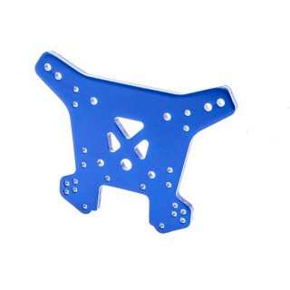 Traxxas 9538 Dämpferbrücke hinten 6061-T6 Alu blau eloxiert