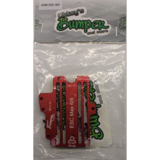 Oktay Arrma 6s ESC Platte für Hobbywing Max 6 oder 8 aus Alu 7075 - rot