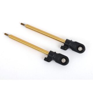 Traxxas 8963T Dämpferkolbenstange 72mm (GT-Maxx®) (TiN-coated) (2)