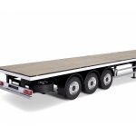 Carson 907650 1:14 3-Achs Flachbettauflieger III Stahl 500907650