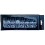 Vallejo 771176 Farb-Set, Metallic-Farben, 8 x