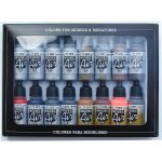 Vallejo 771181 Farb-Set Metalleffekte 16x 17ml