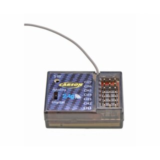 Carson 501546 Empfänger Reflex Wheel LCD 7 Kanal 2.4 G 500501546