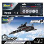 Revell 63652 1:110 Model Set Lockheed SR-71 Blackbird easy-click-system Inkl. Farben, Kleber, Pinsel
