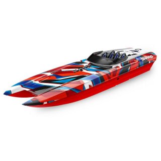 Traxxas 57046-4 DCB M41 40Zoll BL-Catamaran Renn Boot Brushless Rot
