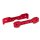 Traxxas 9527R Tie-Bars vorn 6061-T6 Alu rot eloxiert