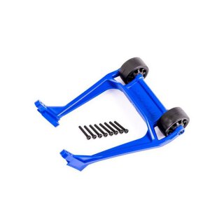 Traxxas 9576X Wheelie bar blau (Montiert)