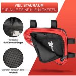 ValkTriangle Bag - Praktische Fahrrad-Rahmentasche mit...