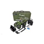 Amewi 22534 Radlader G485E ME Militär 1:14, Teilmetall, 10-Kanal, RTR