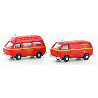 Lemke VW T3 2er Set Feuerwehr LC4342