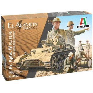 Italeri 6593 1:35 Dt. Pzkpfw.IV F1/F2/G m. DAK Fig. 510006593