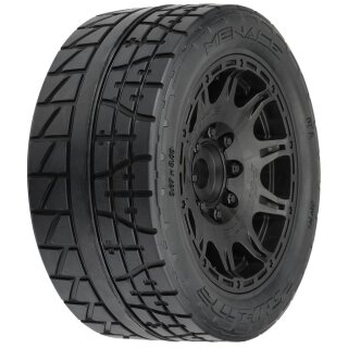 Pro-Line 1020510 1/6 Menace HP BELTED 5.7" MT Reifen montiert 24mm Blk Raid (2) Proline