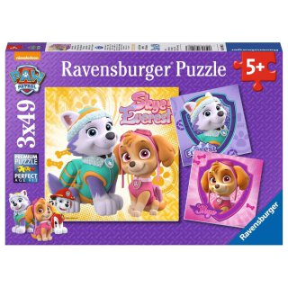 Ravensburger 08008 Puzzle Bezaubernde Hundemädchen Teileanzahl 3x49