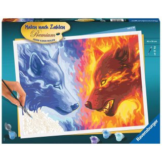 Ravensburger 20181 Malen nach Zahlen Fire & Ice