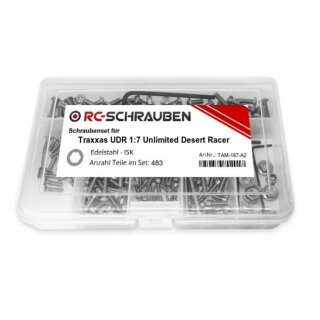 mobo-racing Edelstahl-Schrauben-Set für den UDR 1:7 Unlimited Desert Racer