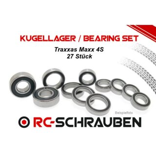 mobo-racing Kugellager Set für den Traxxas Maxx 4S 2RS