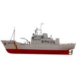 Krick 24553 FPV Westra Fischerei Patrouillenboot 1:50...