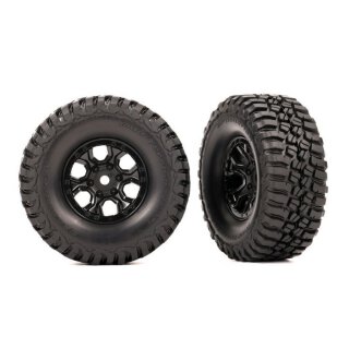 Traxxas 9774 Reifen, montiert schwarze BFGoodrich® Mud-TerrainT/A® KM3 2.2x1.0"