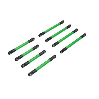 Traxxax 9749-GRN Suspension-Link Set komplett grau, Alu TRX-4M