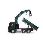 Amewi 22568 Mercedes-Benz Arocs Lizenz Kranwagen mit Kipper RTR grün