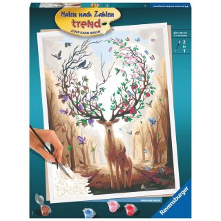 Ravensburger 20169 Malen nach Zahlen Magischer Hirsch