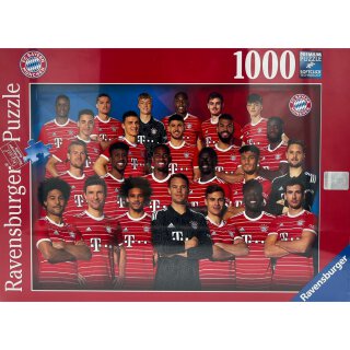 Ravensburger 17127 Puzzle FC Bayern Saison 2022/2023 - 1000Teile