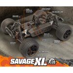 HPI H160103 Savage XL Flux V2 GTXL-6 1/8 6S 2,4GHz Brushless Monstertruck 160103
