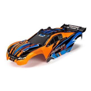 Traxxas 6734T Karo Rustler 4X4 orange/balu, kpl. lakiert TRX6734T